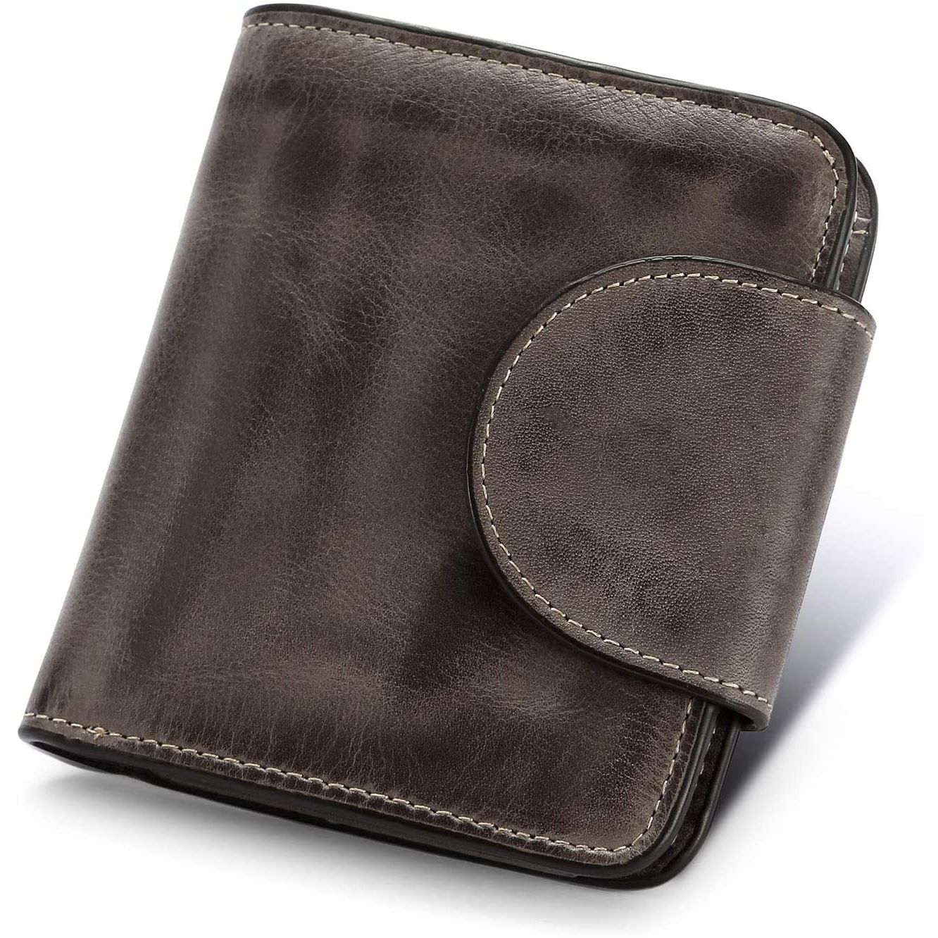 Yafeige RFID Kadın Deri Cüzdan (Koyu Gri)