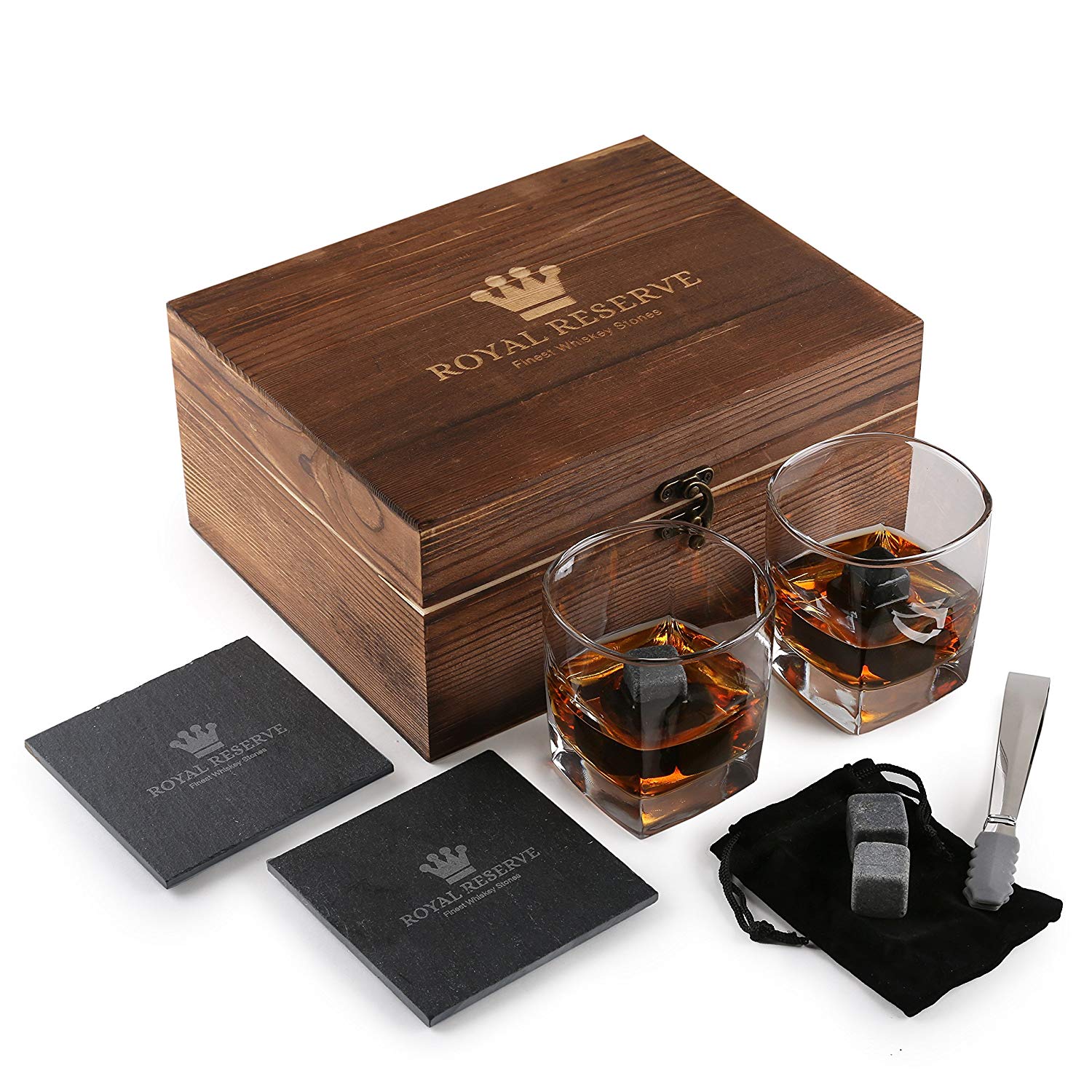 Набор для виски с камнями. Набор для виски Роял Стоун. Подарочный мужской набор Royal Whiskey Stones. Подарочный набор Whiskey Box. Royal Reserve набор для виски.