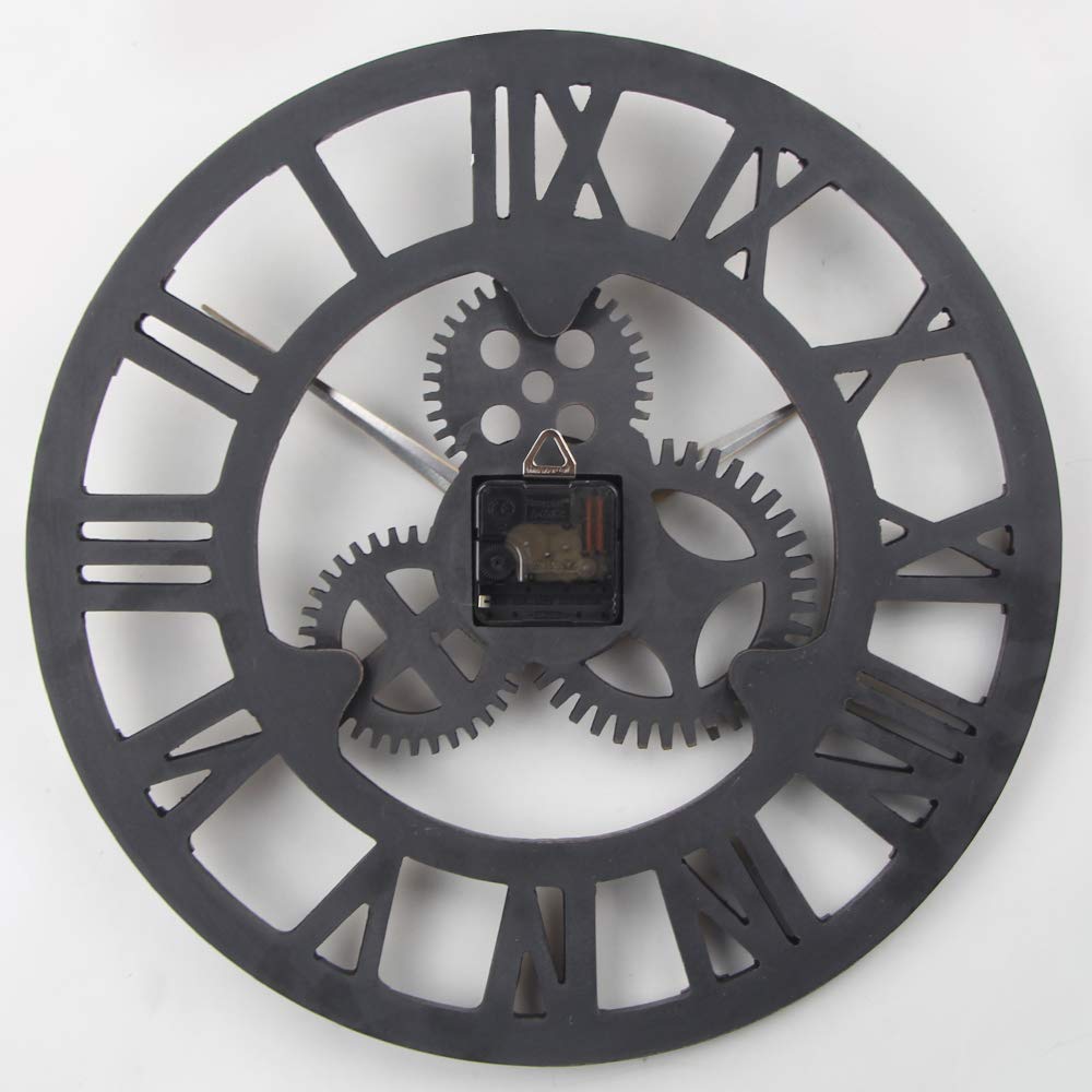Timelike 3D Retro Dişli Duvar Saati 12937