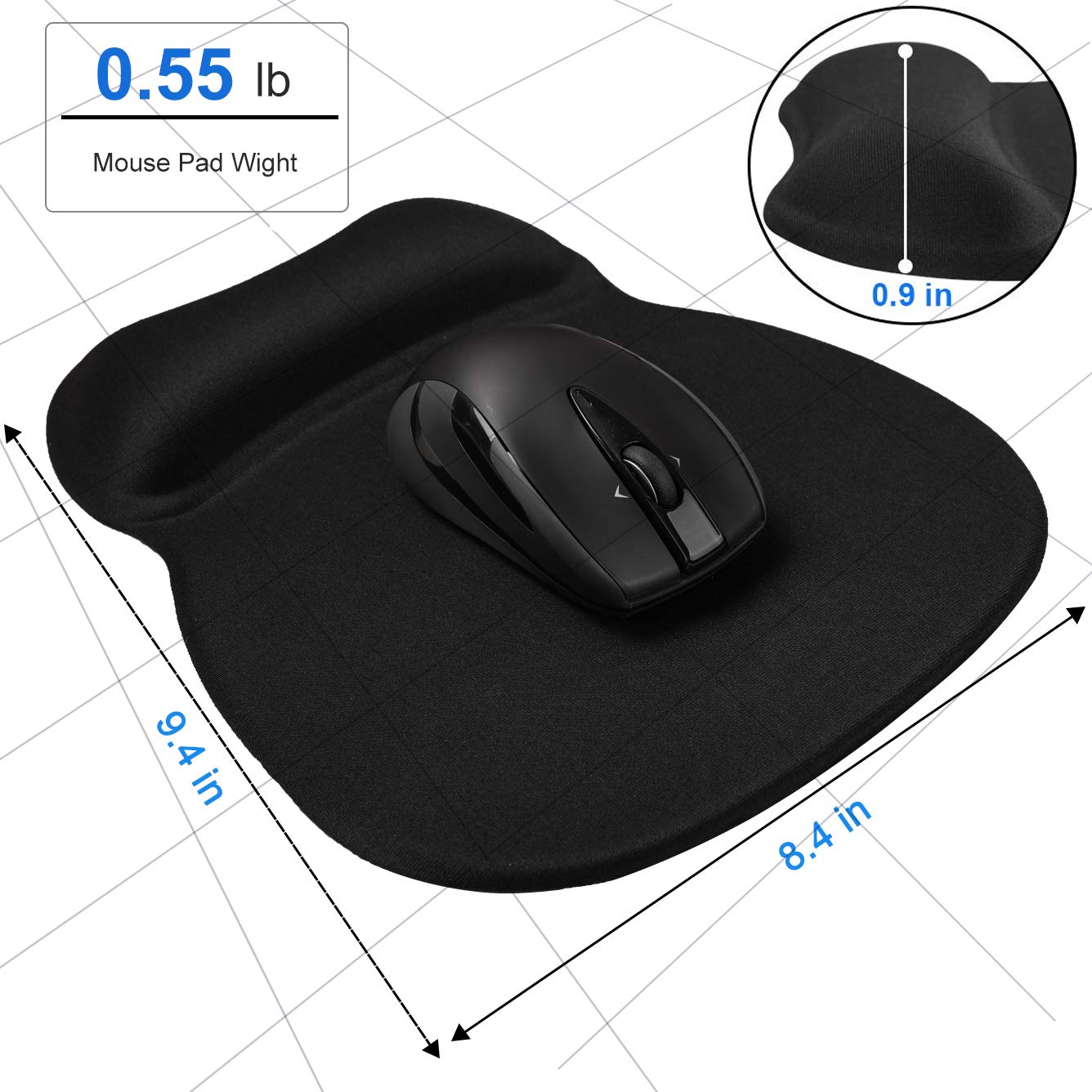 MROCO Ergonomic Mouse Pad 11082