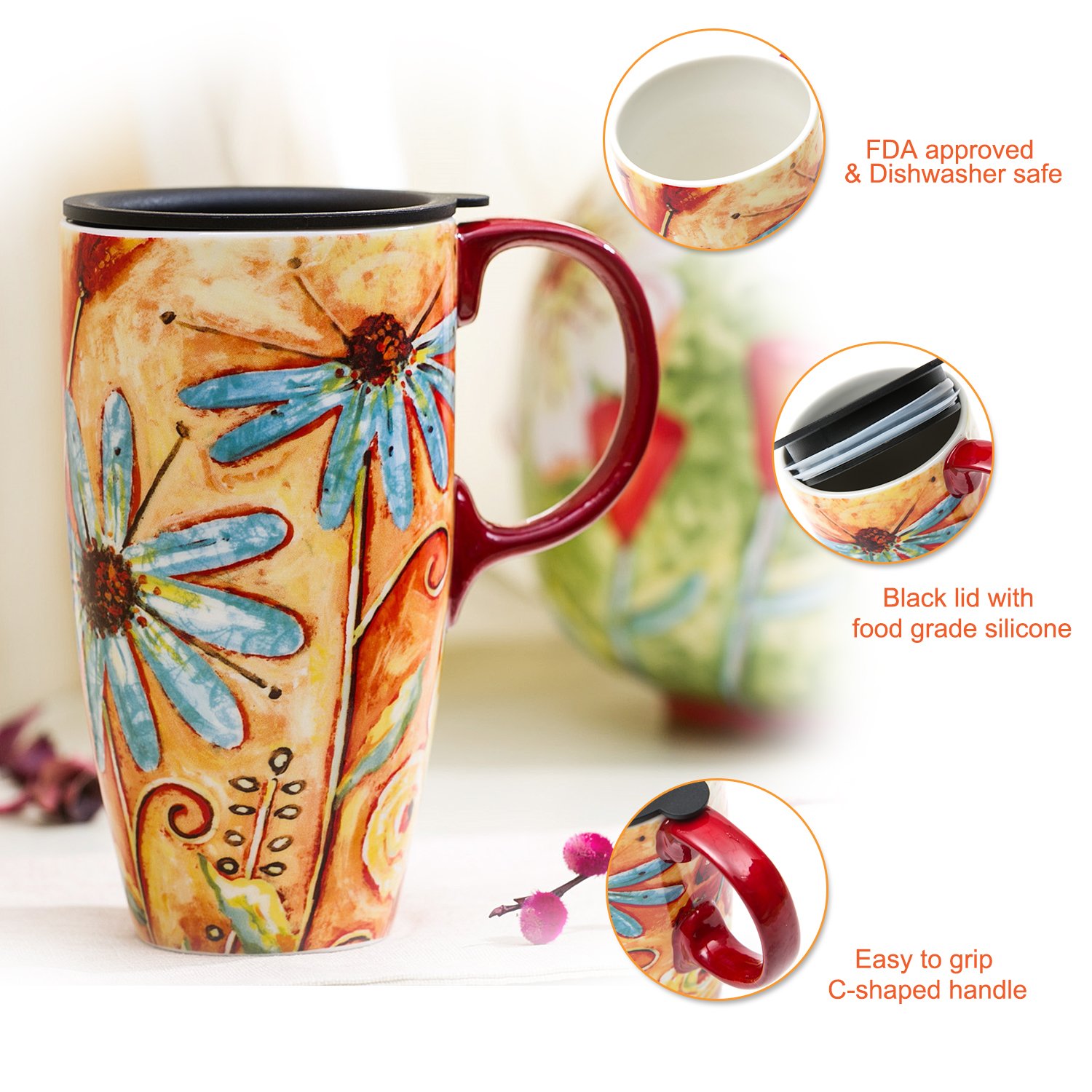 CEDAR HOME Coffee Seramik Porselen Kahve Fincanı 15699
