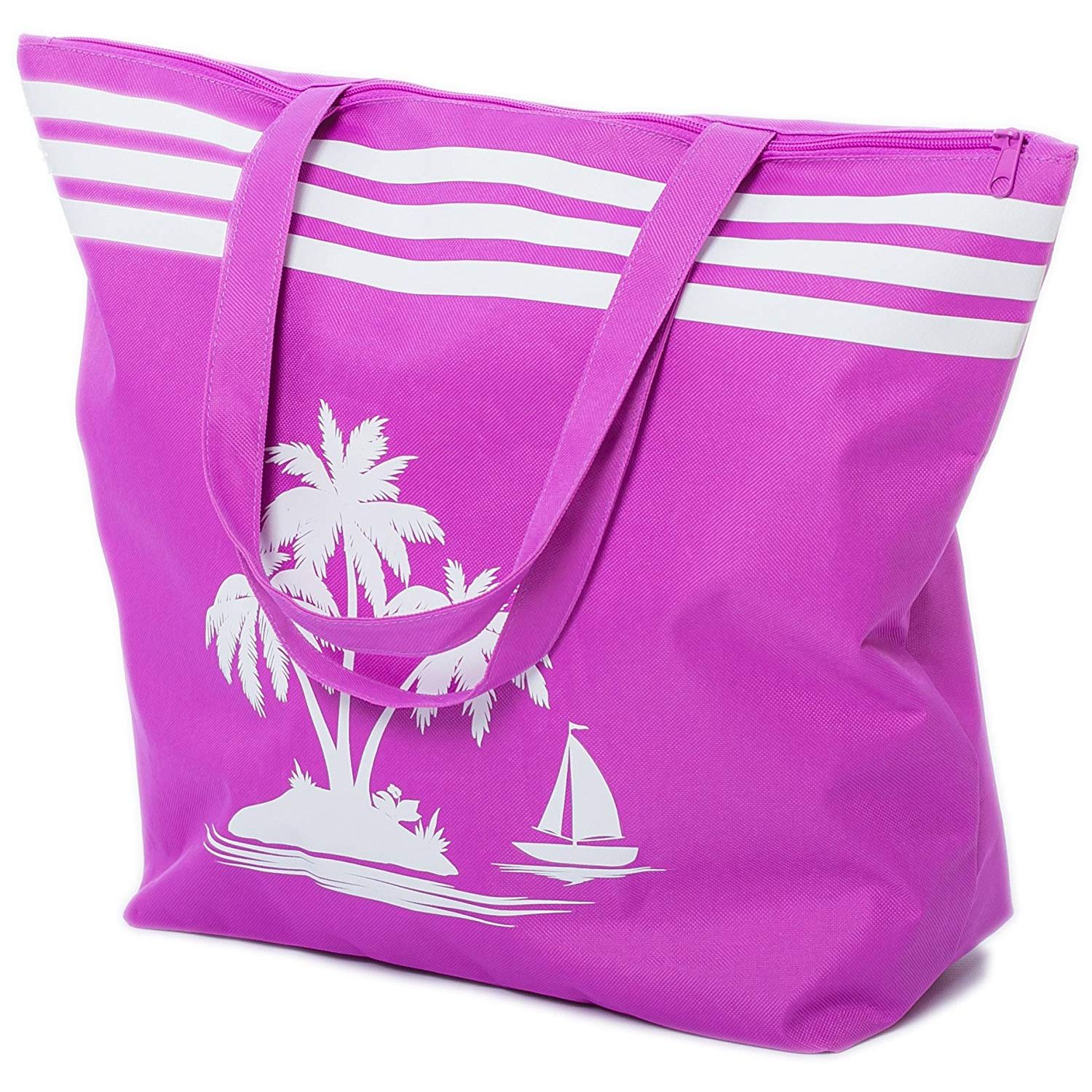 Canvas beach bag