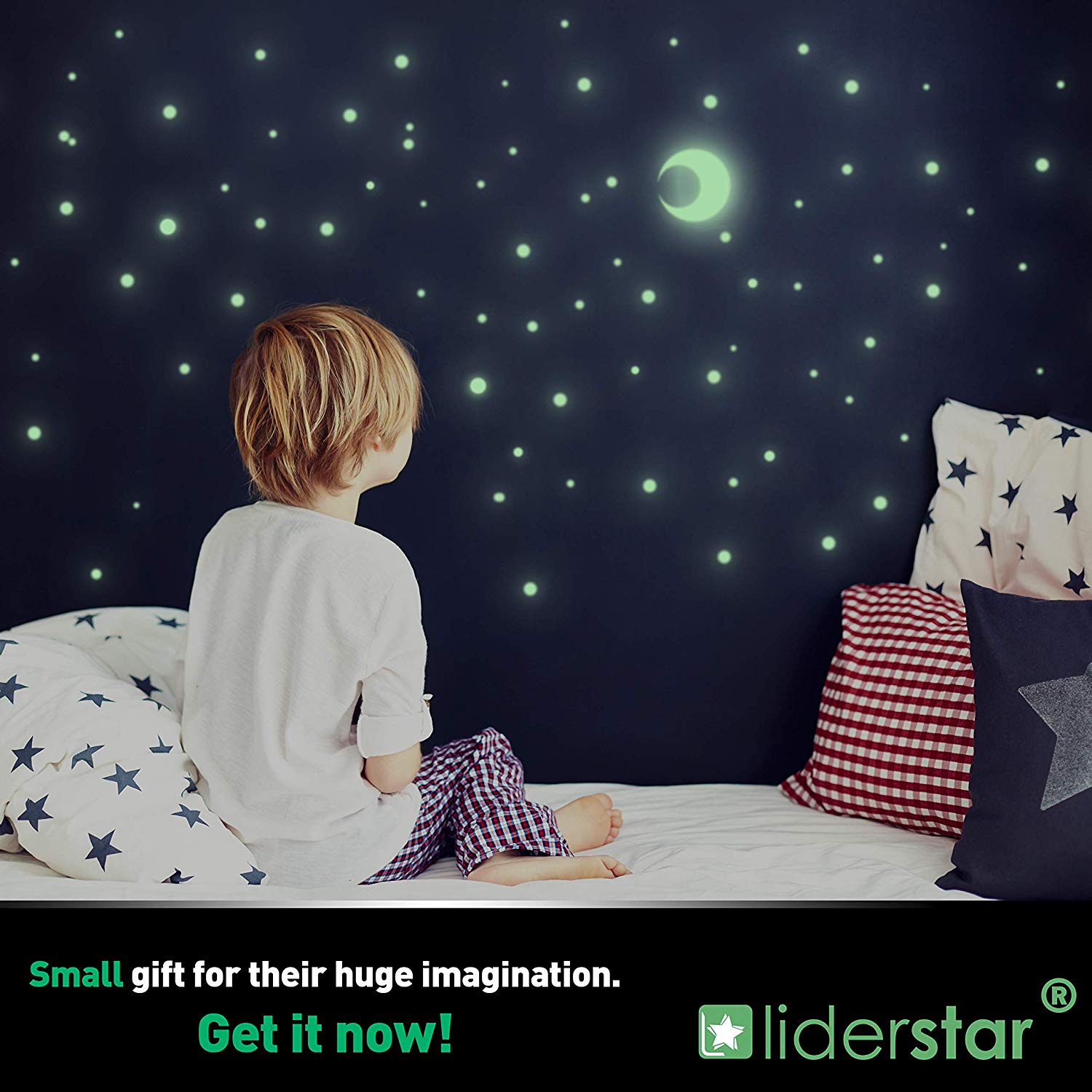 LIDERSTAR Gece Parlayan Duvar Sticker 26901 LIDERSTAR Gece Parlayan Duvar Sticker 26901