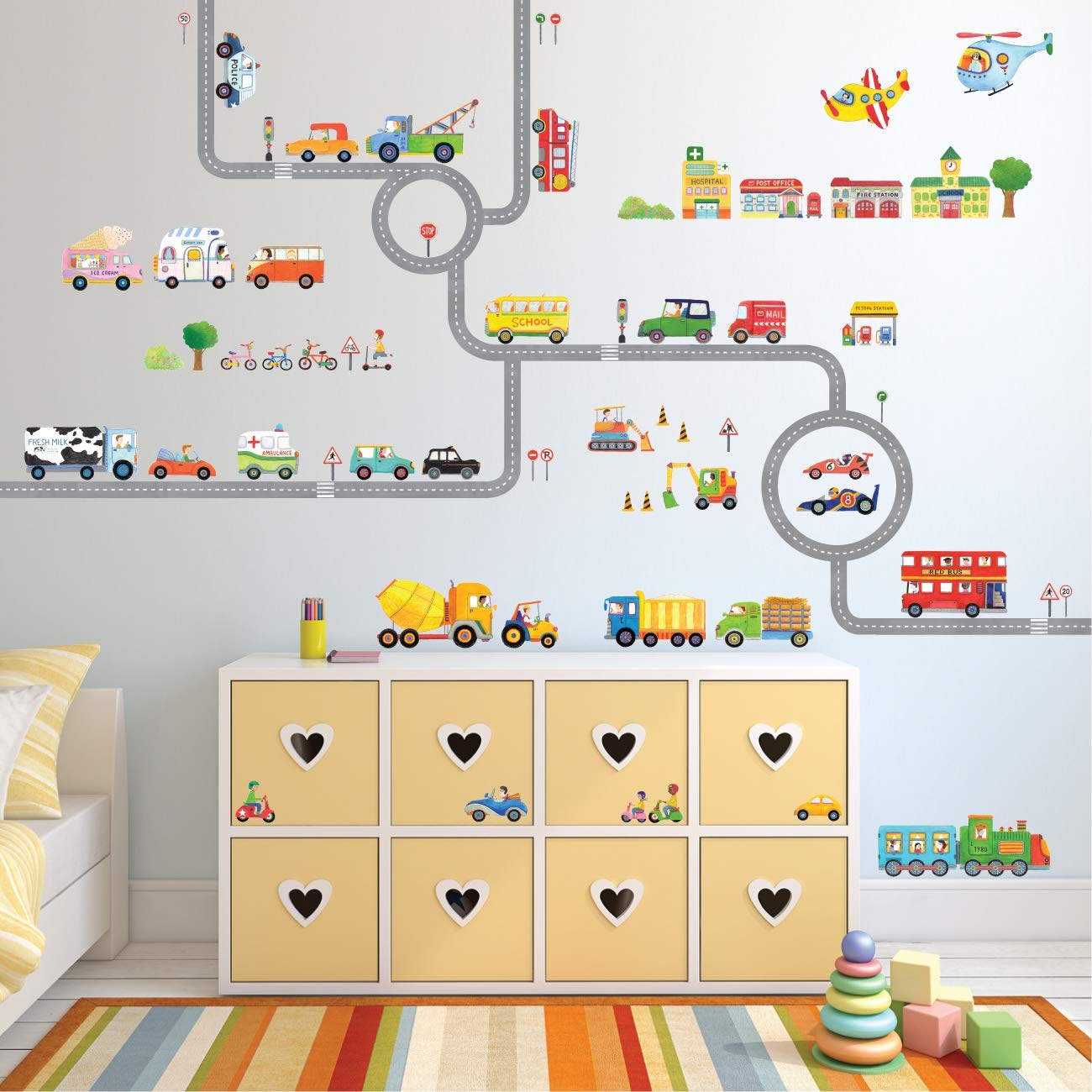 Decowall Duvar Sticker (Arabalı) 20854 Decowall Duvar Sticker (Arabalı) 20854