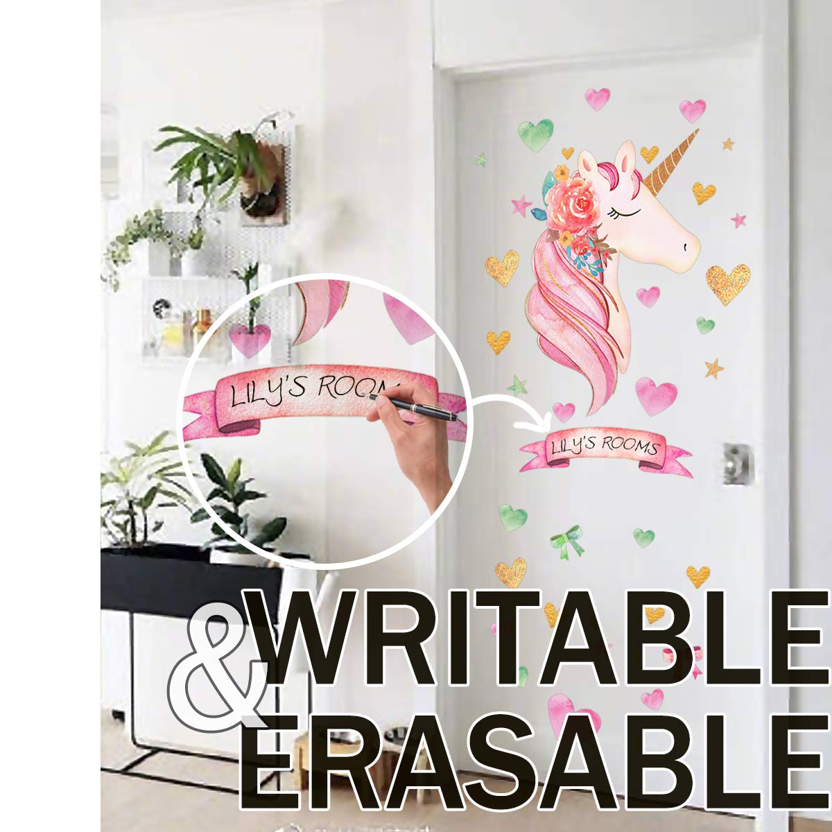 HUABEI Unicorn Duvar Sticker 26884