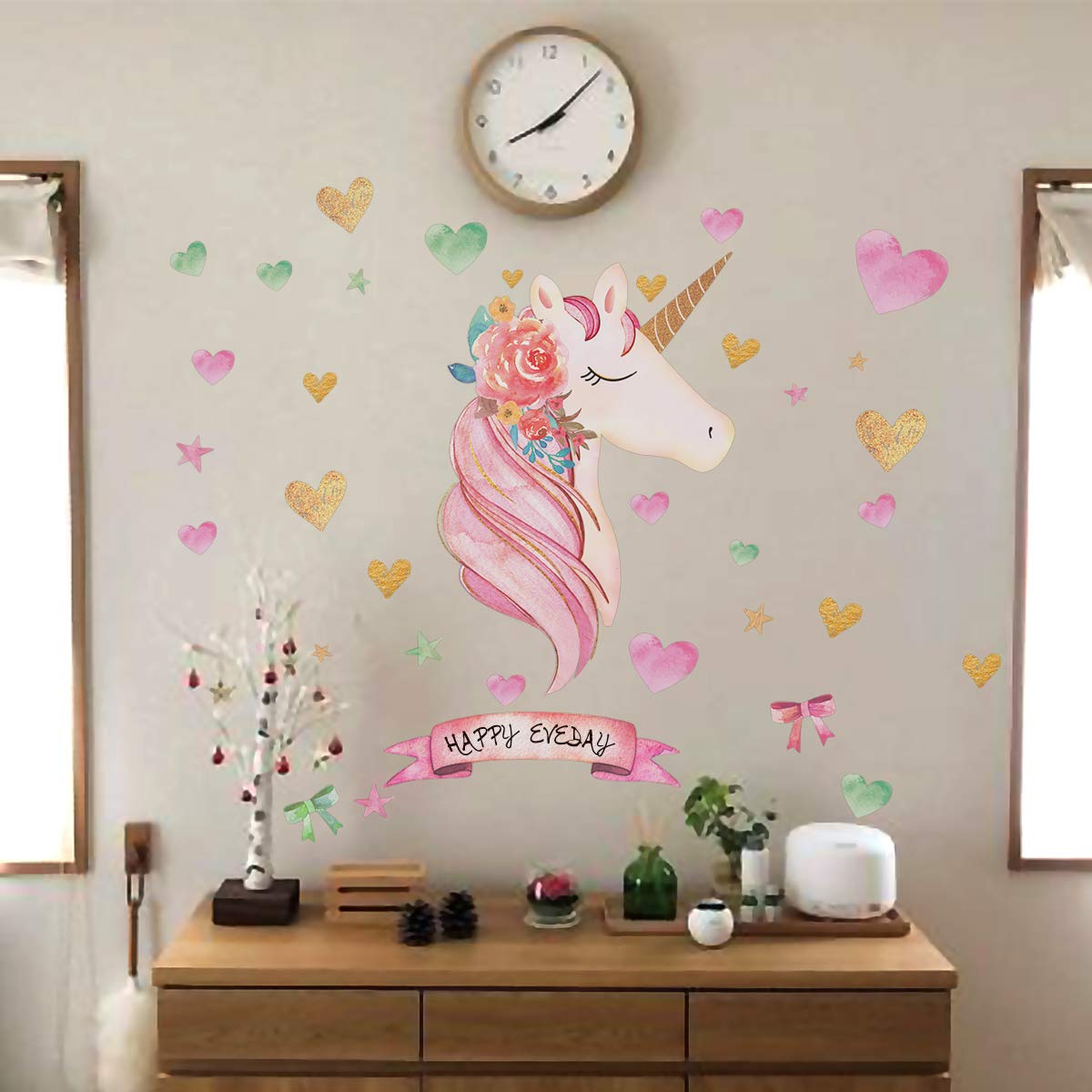 unicorn duvar sticker