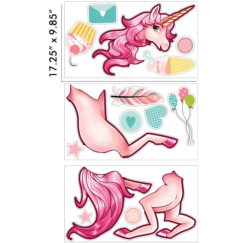 LLC Unicorn Duvar Sticker 26882