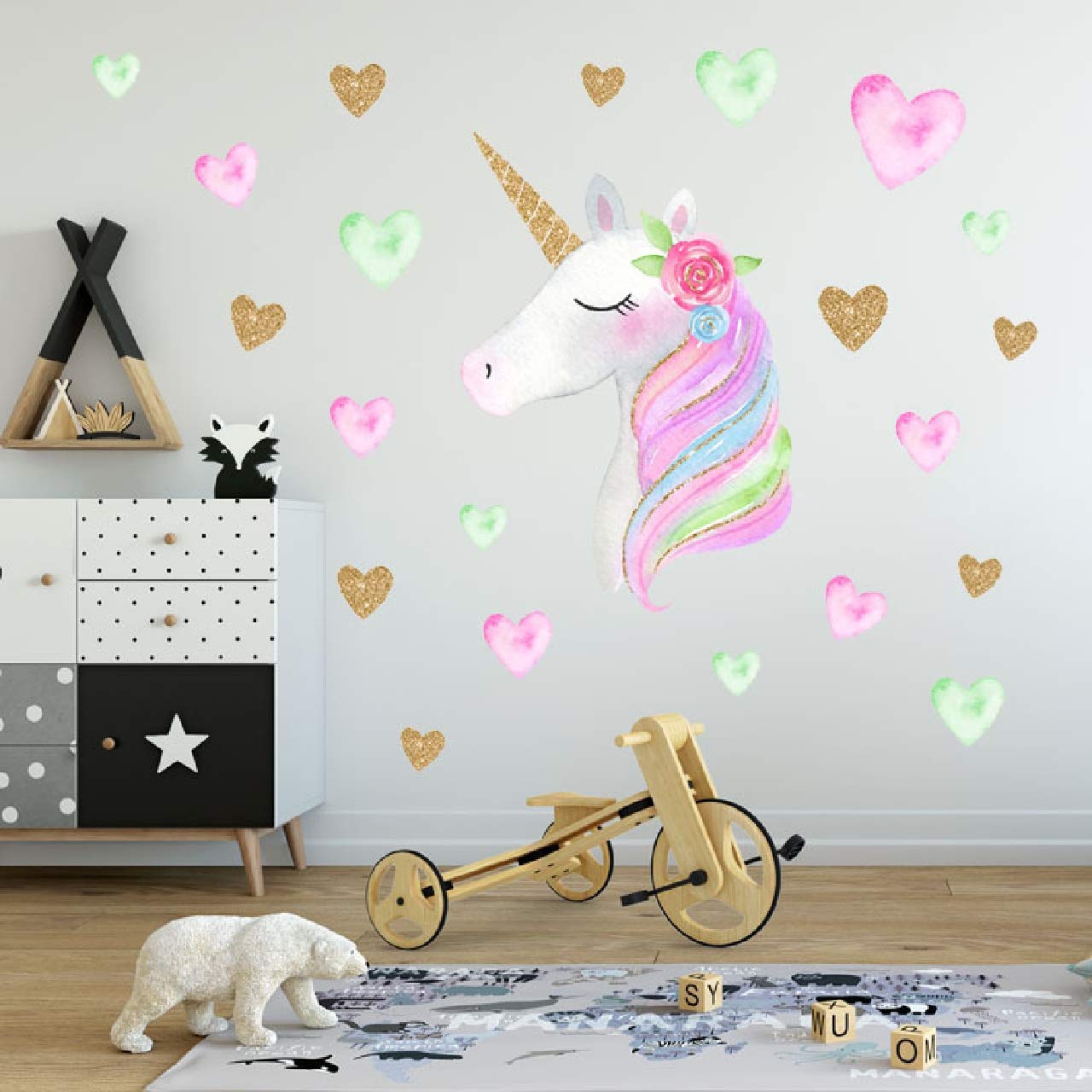 YZRoom Unicorn Duvar Sticker 24337 YZRoom Unicorn Duvar Sticker 24337