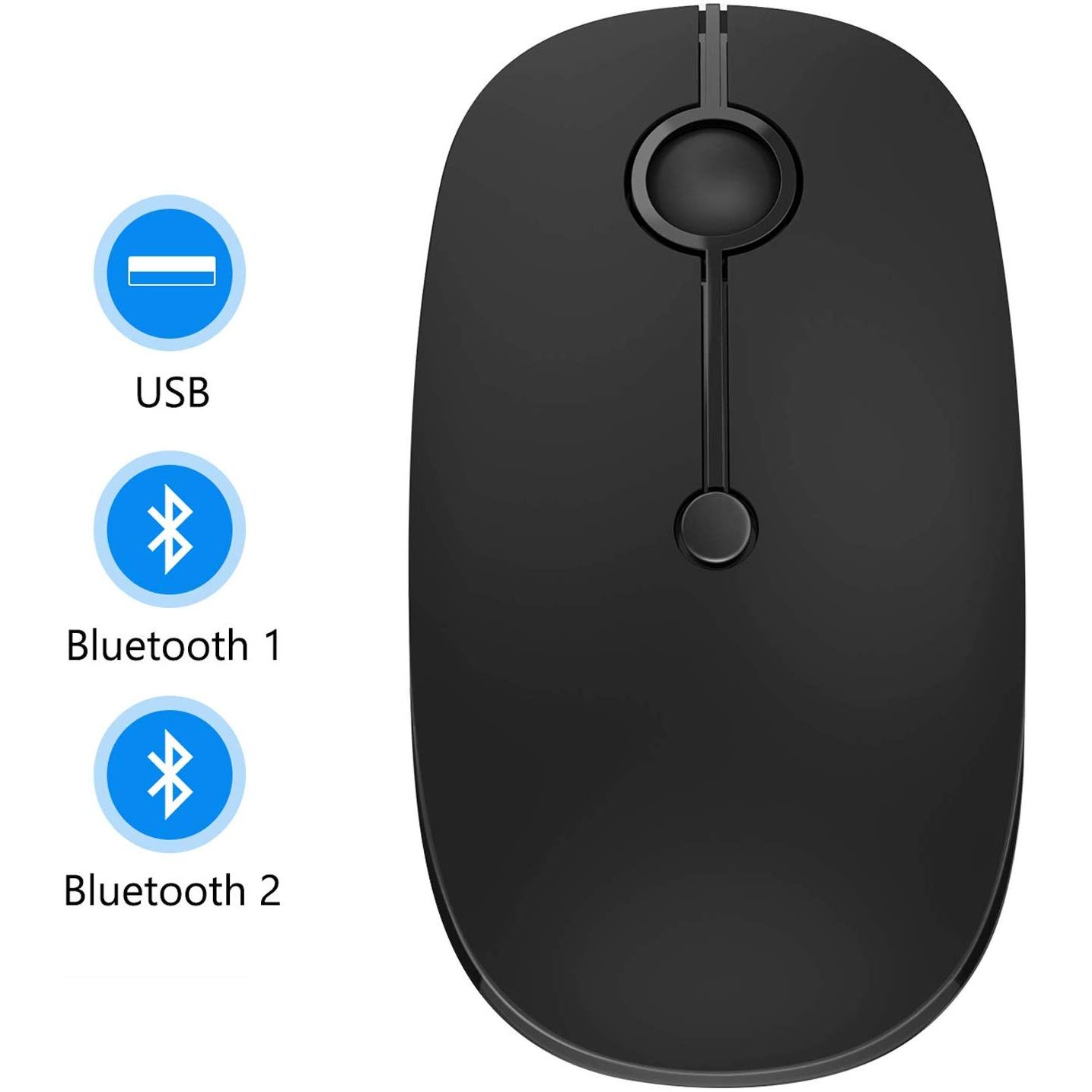 Jelly Comb MS02B Triple Mode Bluetooth Mouse 36362