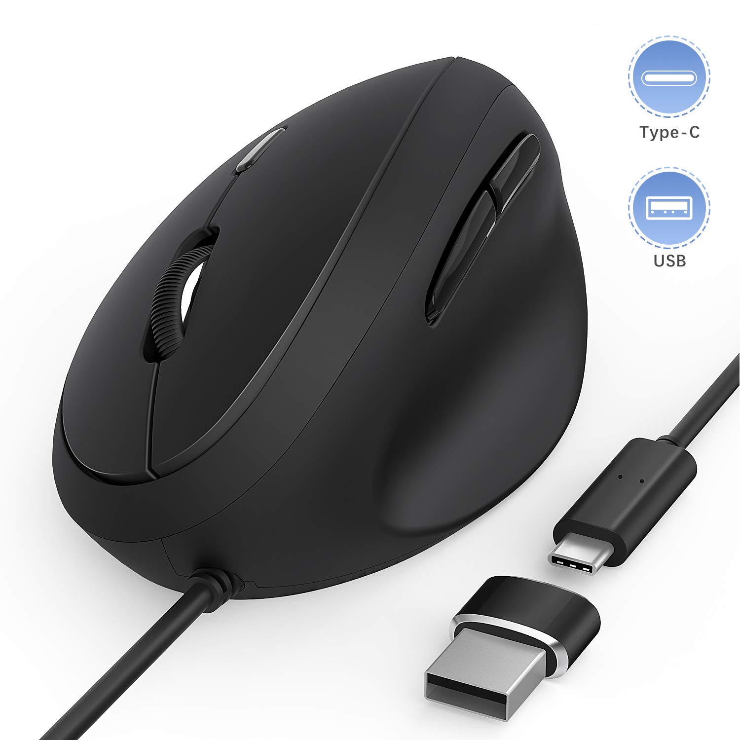 Jelly Comb Kablolu Ergonomic Vertical USB Mouse 36404