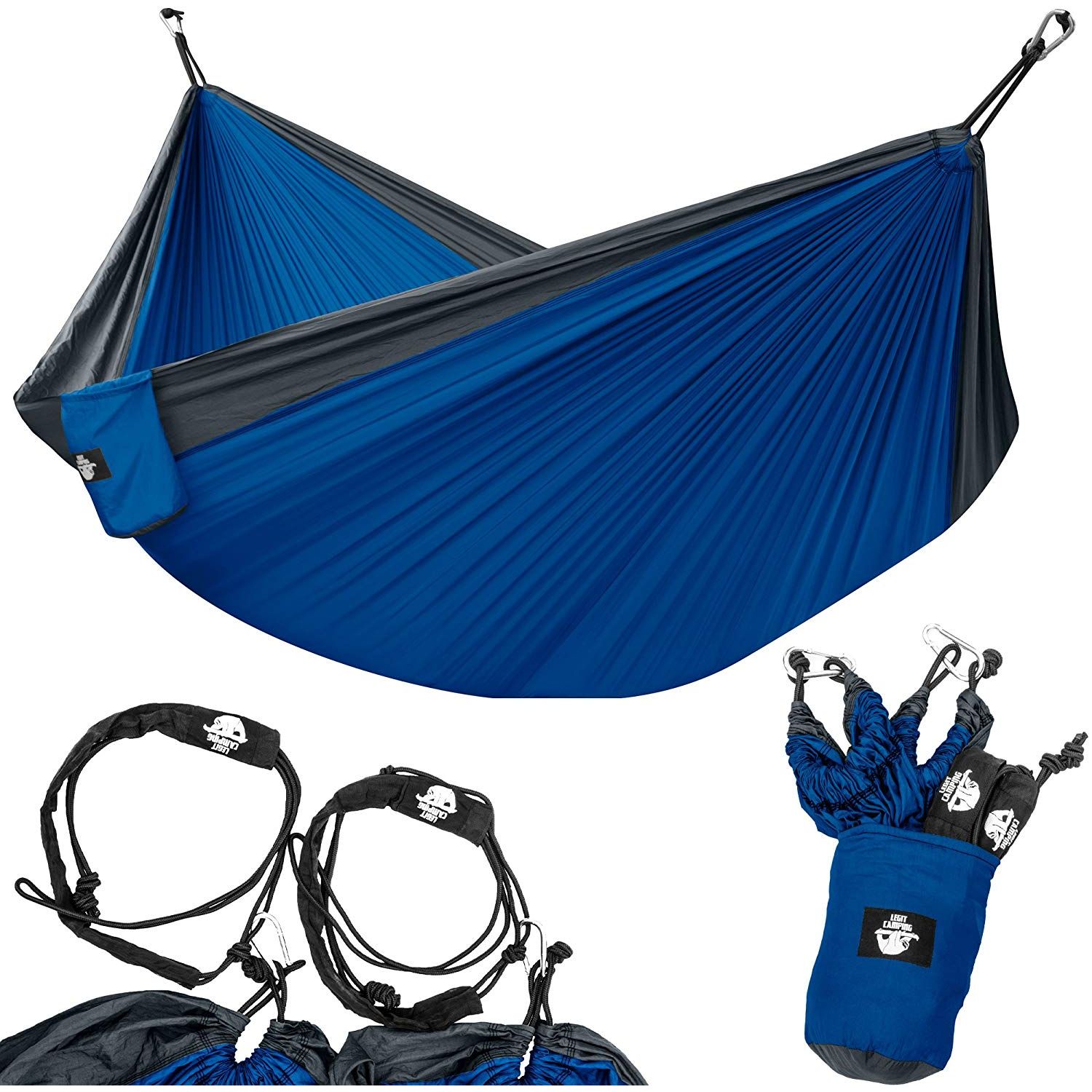 Legit Camping Double Naylon Hafif Ta nabilir Hamak Lacivert 32172
