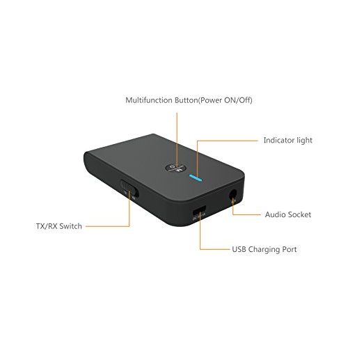 ZIIDOO Bluetooth 5.0 Transmitter and Receiver 32813