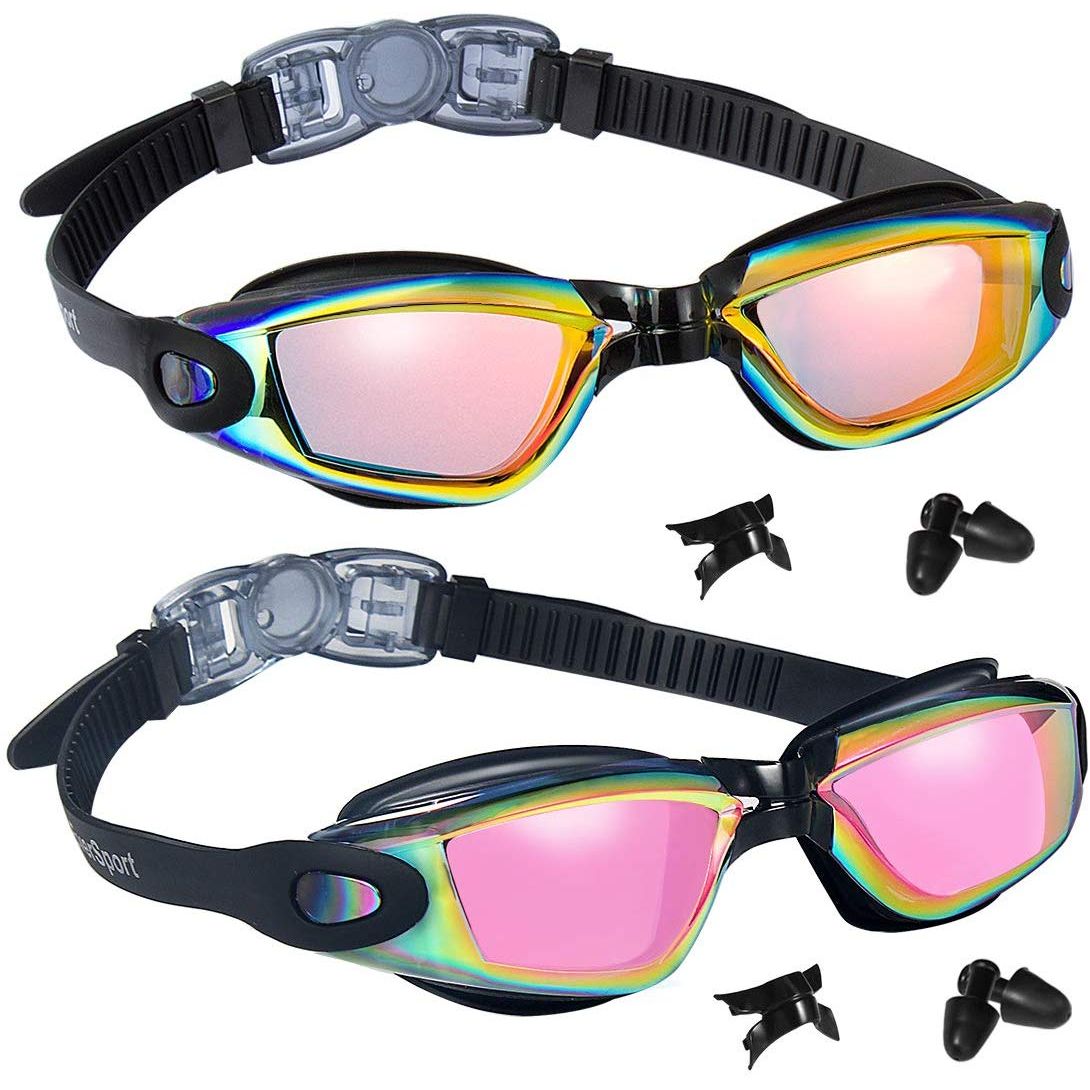 EverSport Yüzücü Gözlüğü (2 Adet)(Siyah) 31060