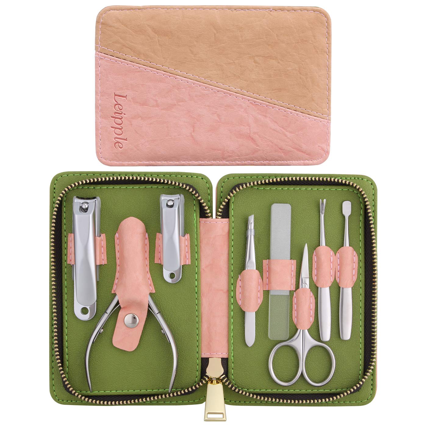 Leipple 8 Parça Manikür Pedikür Seti (Pembe)