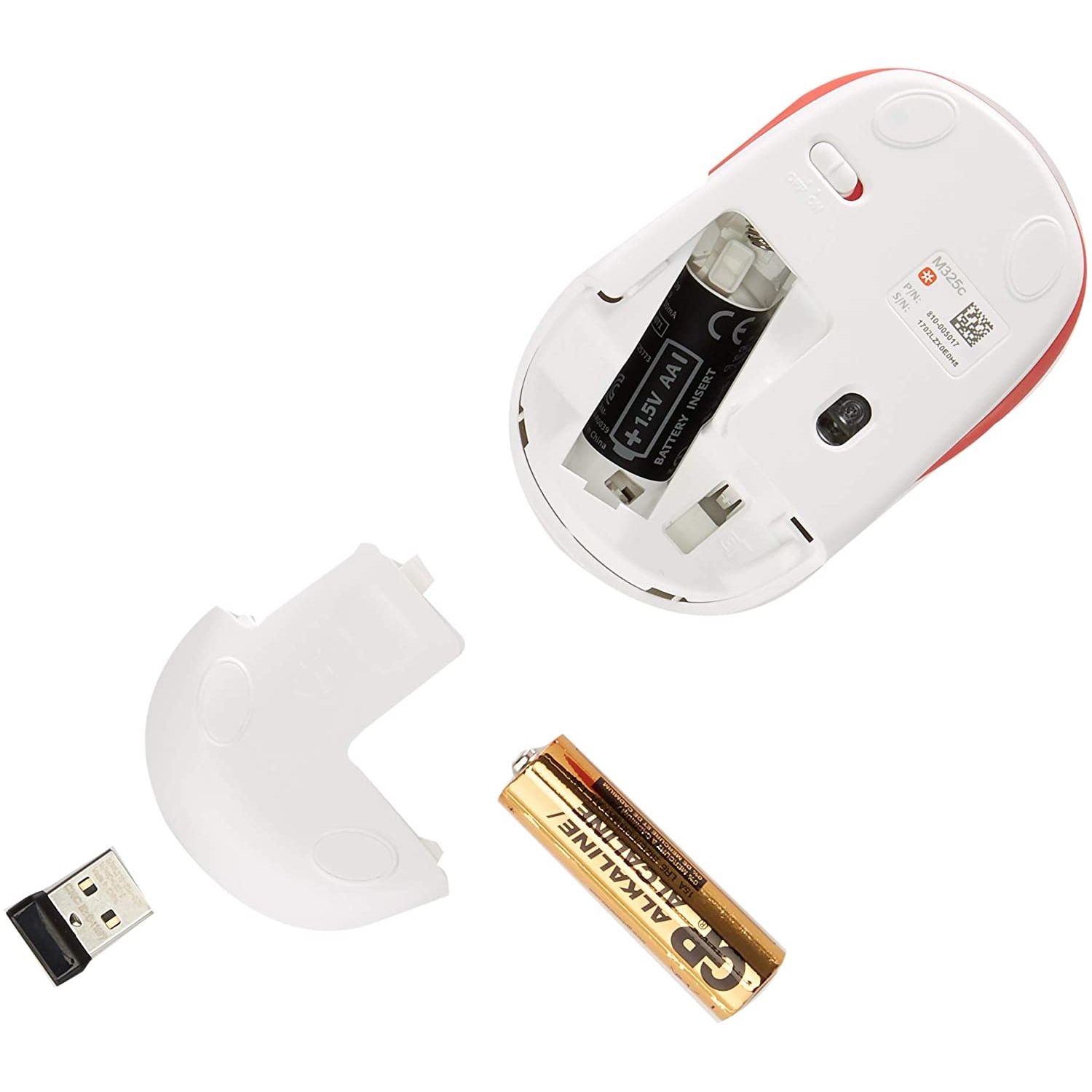 Logitech M325 Wireless Mouse (Flamingo) 42543