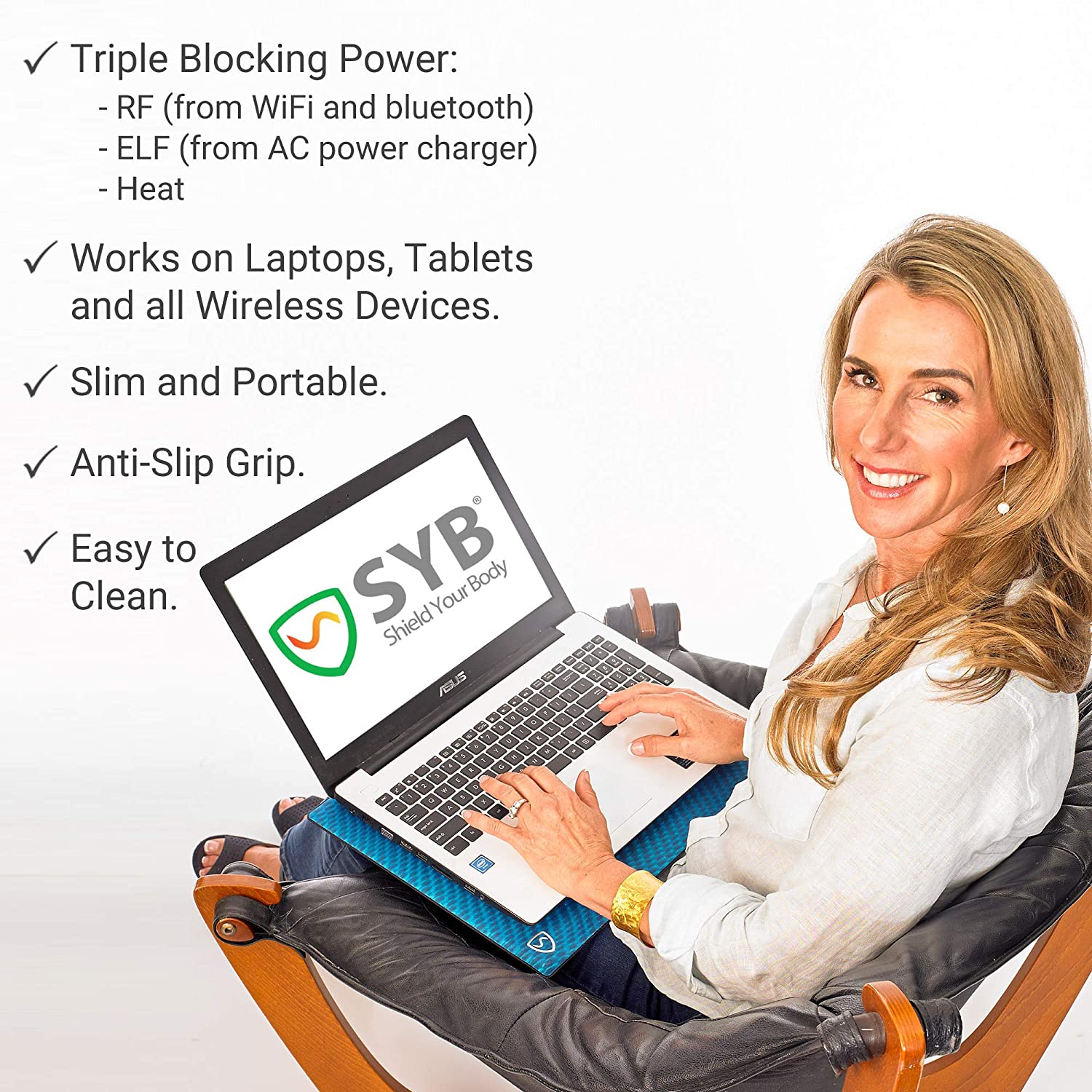 SYB EMF Laptop Soğuma Pedi (Mavi) 43315