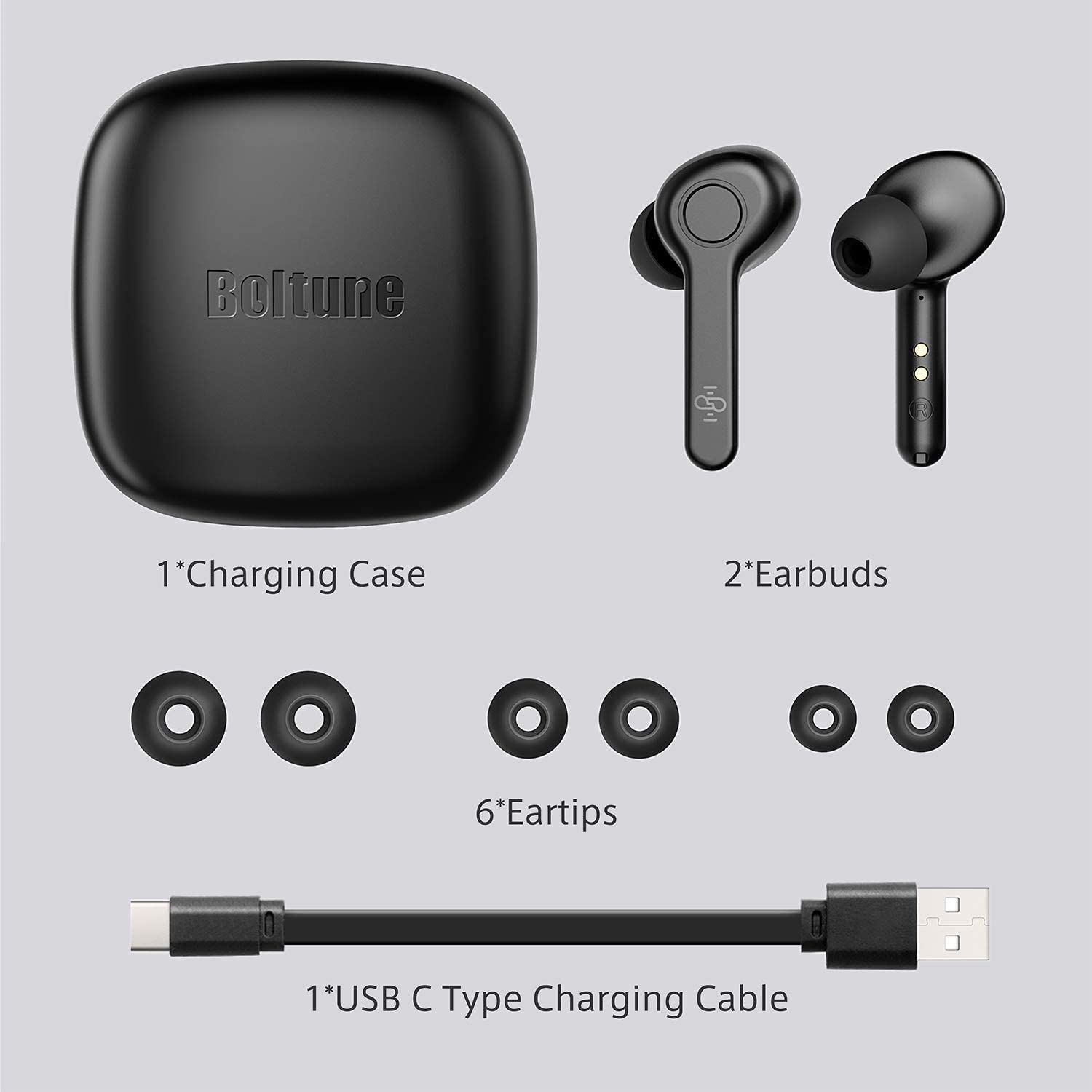 Boltune wireless earbuds 2025