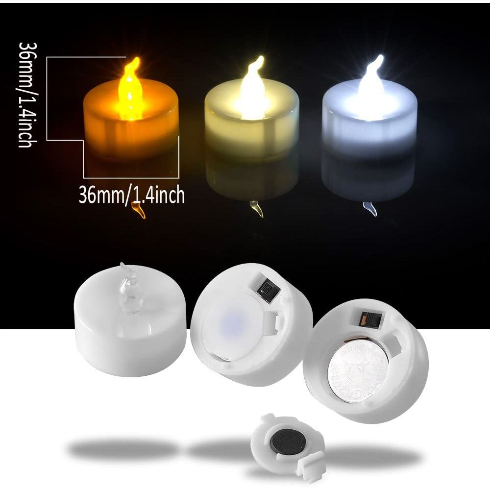 AGPtEK 100 Adet Led Tea Lights 46916