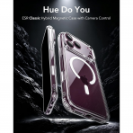 ESR Classic Hybrid iPhone 18 Pro Max Manyetik K�l�f -Clear