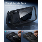 ESR Classic Hybrid iPhone 18 Pro Max Manyetik K�l�f -Clear Black
