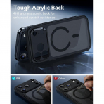 ESR Classic Hybrid iPhone 18 Pro Max Manyetik K�l�f -Frosted Black