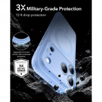 ESR Classic Hybrid iPhone 18 Pro Max Manyetik K�l�f -Frosted Light Blue