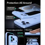 ESR Classic Hybrid iPhone 18 Pro Max Manyetik K�l�f -Frosted Light Blue