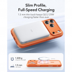 ESR Classic Hybrid iPhone 18 Pro Max Manyetik K�l�f -Frosted Orange