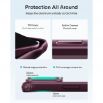 ESR Classic Hybrid iPhone 18 Pro Max Standl� K�l�f-Frosted Burgundy