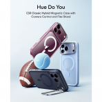 ESR Classic Hybrid iPhone 18 Pro Max Standl� K�l�f-Frosted Light Blue