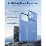 ESR Cyber Tough iPhone 18 Pro Max Manyetik K�l�f-Light Blue