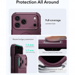 ESR Cyber Tough iPhone 18 Pro Max Manyetik K�l�f-Burgundy