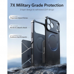 ESR Cyber Tough iPhone 18 Pro Max Manyetik K�l�f-Black