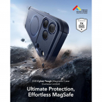 ESR Cyber Tough iPhone 18 Pro Max Manyetik K�l�f-Navy Blue