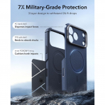 ESR Cyber Tough Flex iPhone 18 Pro Max Stand K�l�f-Blue
