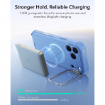 ESR Cyber Tough Flex iPhone 18 Pro Max Stand K�l�f-Light Blue