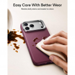 ESR Atelier Flex iPhone 18 Pro Max Standl� K�l�f -Burgundy