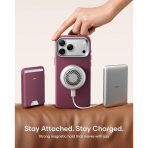 ESR Atelier Flex iPhone 18 Pro Max Standl� K�l�f -Burgundy