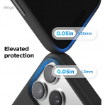 elago Premium iPhone 18 Pro Max Manyetik Silikon K�l�f-Black