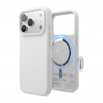 elago Premium iPhone 18 Pro Max Manyetik Silikon K�l�f-White