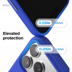 elago Premium iPhone 18 Pro Max Manyetik Silikon K�l�f-Cobalt Blue