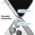 elago iPhone 18 Pro Max Manyetik Hibrit �effaf K�l�f-Clear