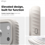 elago iPhone 18 Pro Manyetik Kenarl� Silikon K�l�f-Stone