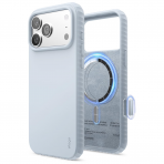 elago iPhone 18 Pro Manyetik Kenarl� Silikon K�l�f-Light Blue