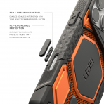 UAG Monarch Pro Kevlar iPhone 18 Pro K�l�f-Kevlar Burnt Orange