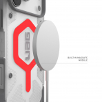 UAG iPhone 18 Pro Ask�l� �effaf K�l�f-Clear/Red