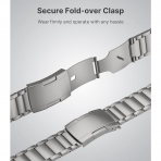 MoKo Apple Watch Ultra 4 Geli�tirilmi� Titanyum Kay�� -Silver