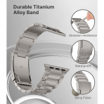 MoKo Apple Watch Ultra 4 Geli�tirilmi� Titanyum Kay�� -Titanium