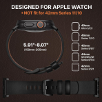 Bandletic Apple Watch Ultra 4 Hakiki Deri Kay��-Black