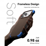 MOFT MOVAS iPhone 18 Pro �er�eveli MagSafe K�l�f-Dark Coffee/Sapphire